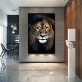 Toile - Lion Face